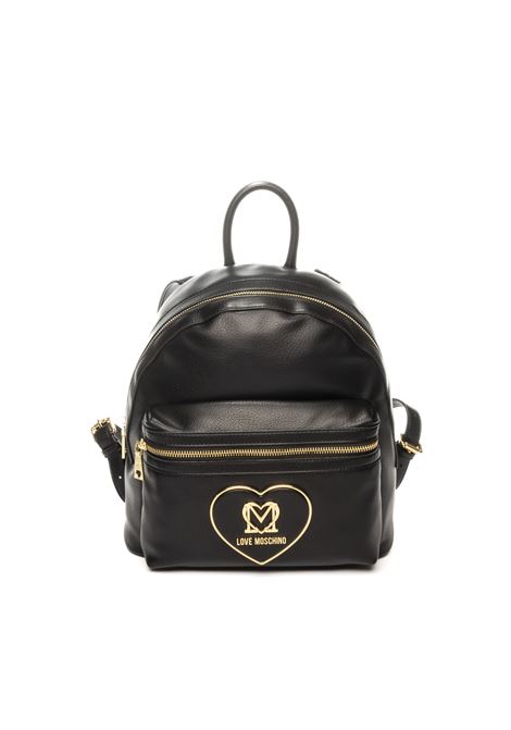 black logo backpack LOVE MOSCHINO | JC4123PP1LLB0-000